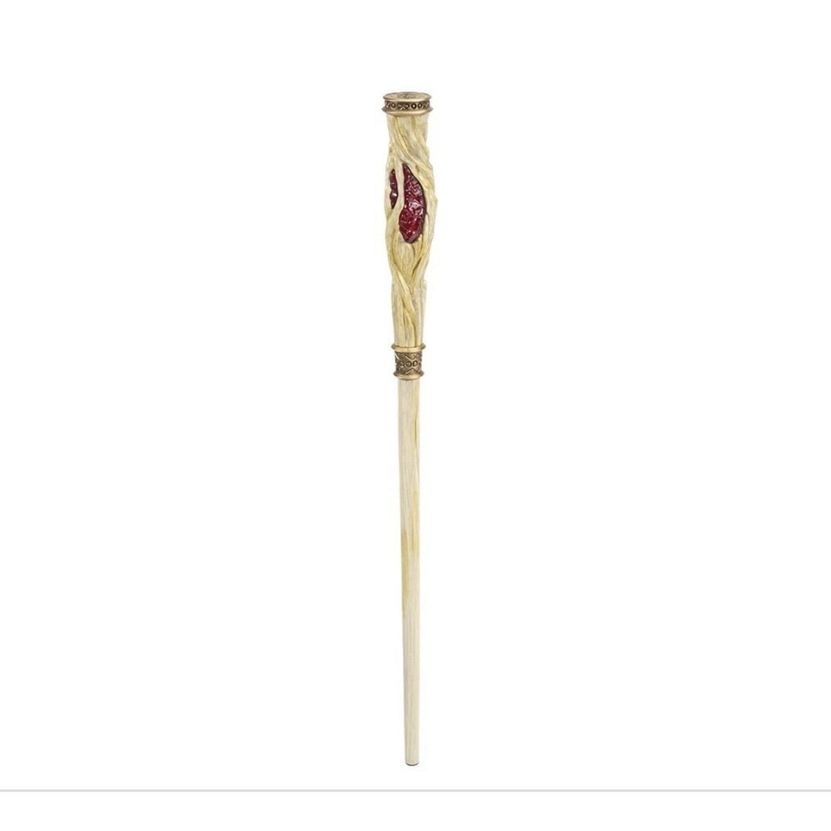 Full-length cream-colored Pine interactive wand shown vertically against a white background.