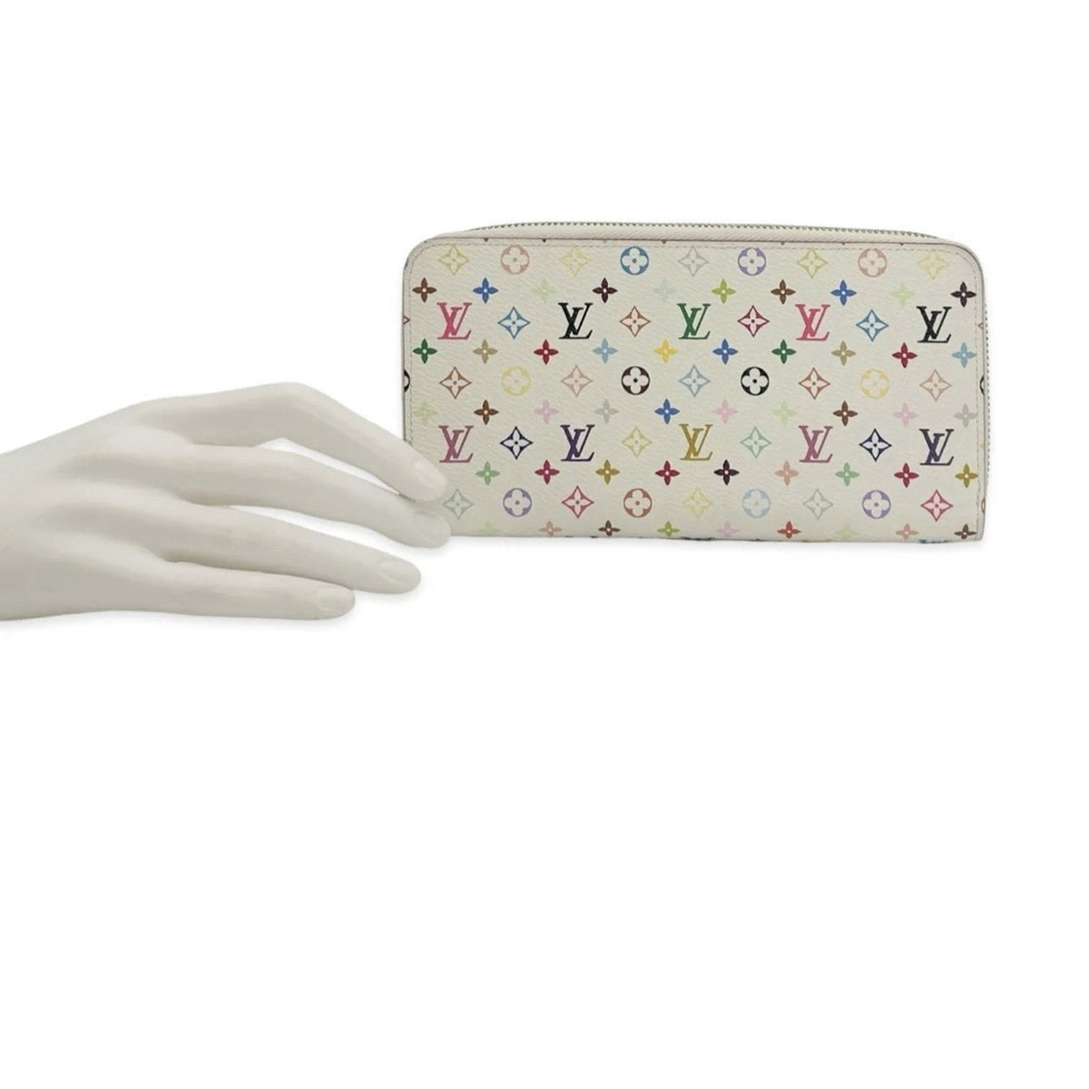 Louis Vuitton Monogram Multicolor organizer Zippy Wallet with Box Dust Bag