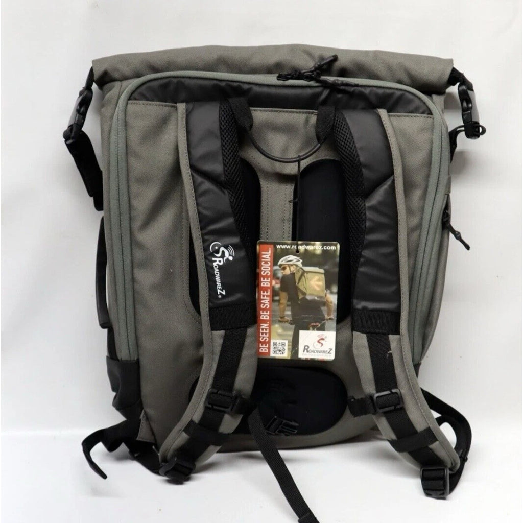 Roadwarez Street Warrior Bluetooth Enabled Cycling Backpack (Gray) - New