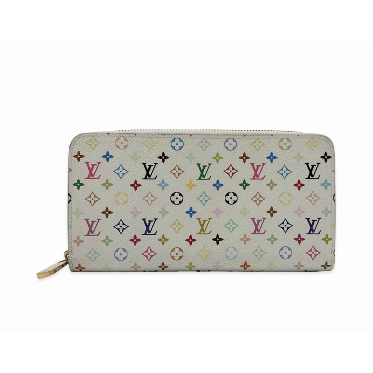 Louis Vuitton Monogram Multicolor organizer Zippy Wallet with Box Dust Bag