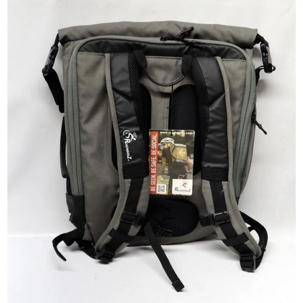 Roadwarez Street Warrior Bluetooth Enabled Cycling Backpack (Gray) - New
