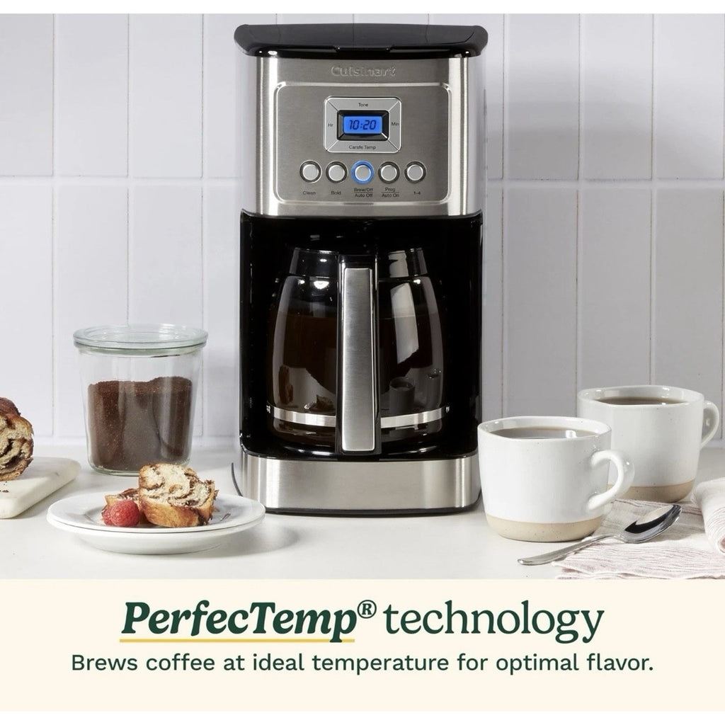 Cuisinart 14-Cup Programmable Coffee Maker with Glass Carafe – Open Box