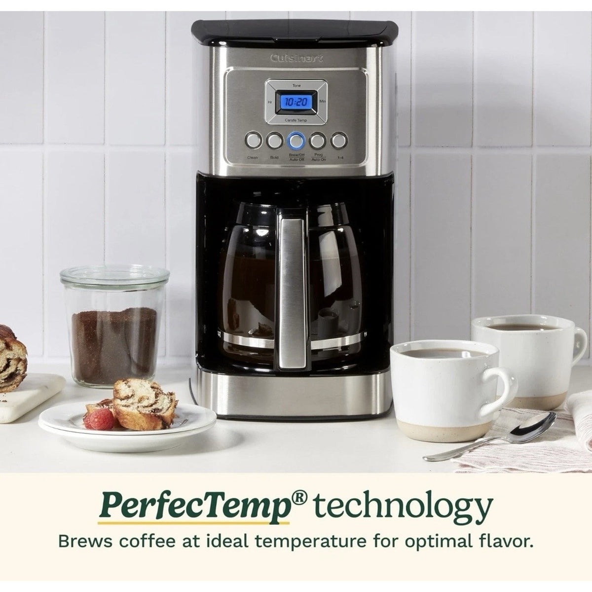 Cuisinart 14-Cup Programmable Coffee Maker with Glass Carafe – Open Box