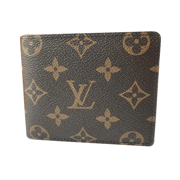 Louis Vuitton Multiple Wallet M60895 – Monogram Brown — front view on white background