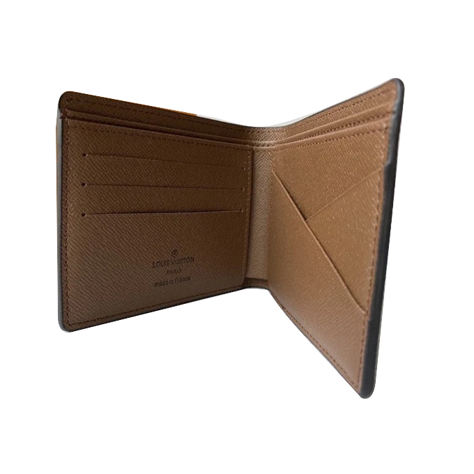 Louis Vuitton Multiple Wallet M60895 – Monogram Brown — interior on white background