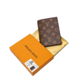 Louis Vuitton Passport Cover – Monogram Canvas Brown — front view on white background
