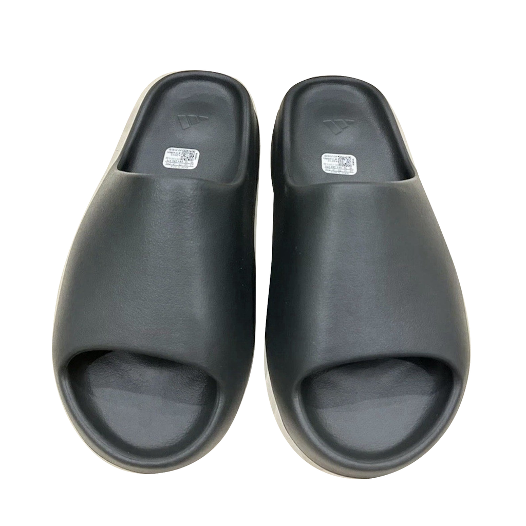 Adidas Yeezy Slide Onyx – Men's Size 10 — front view on white background