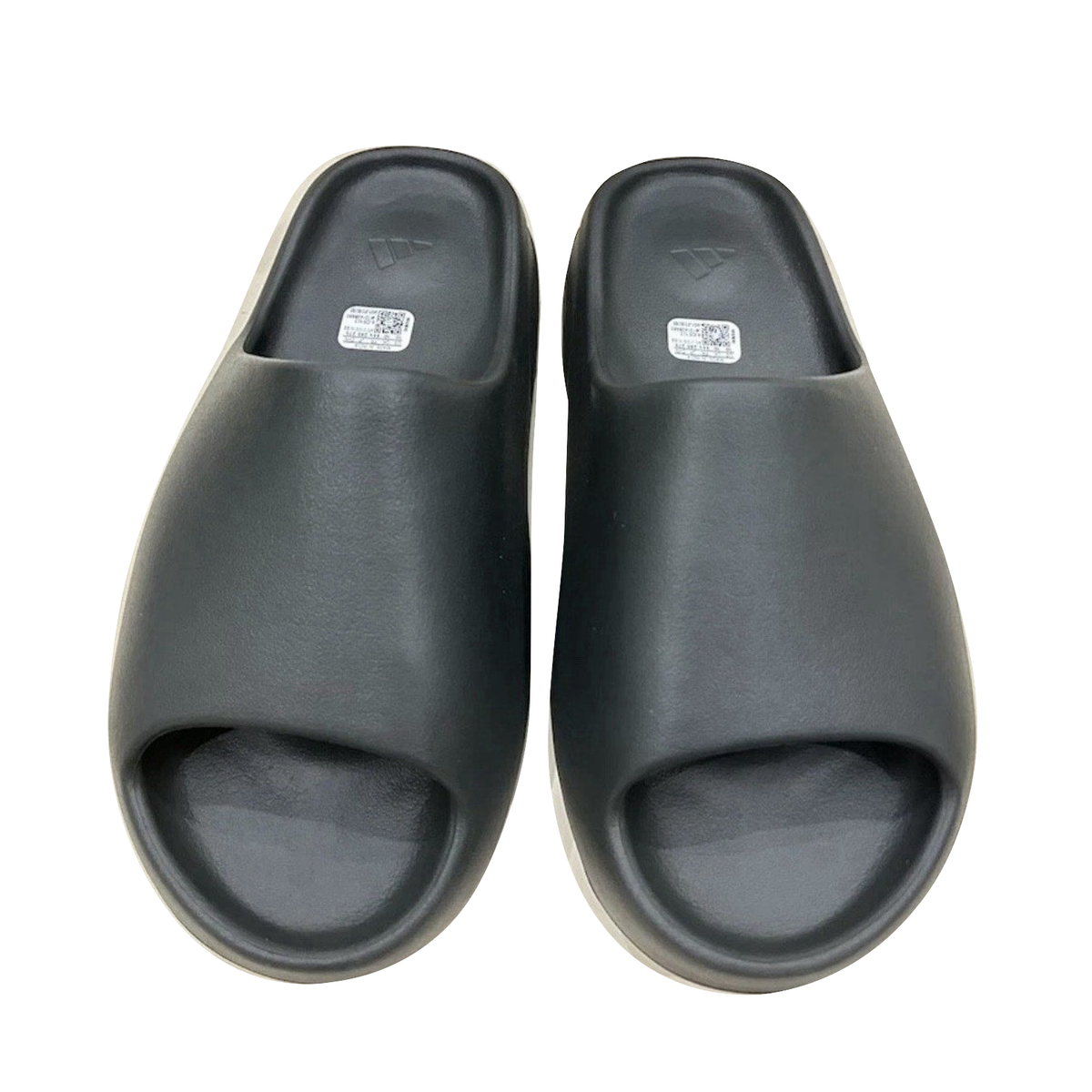 Adidas Yeezy Slide Onyx – Men's Size 10 — front view on white background